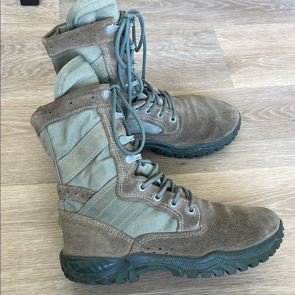 Belleville Green and Brown Tactical Boots Women size 7.5